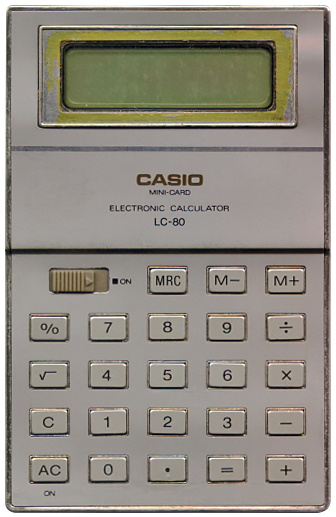 CASIO MINI-CARD LC-80