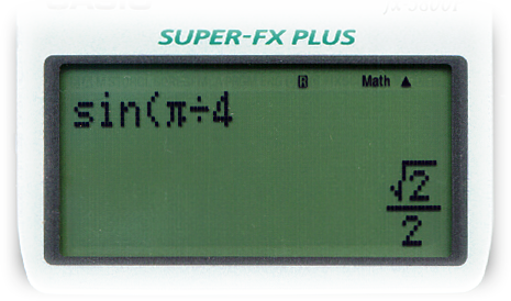 CASIO fx-5800P Sine