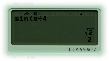 CASIO fx-92B Secundaire display