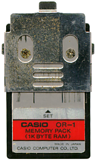 CASIO OR-1 RAM card