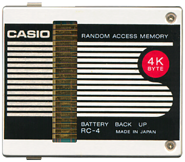 CASIO RC-4 RAM card