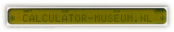 Radio Shack TRS-80 Pocket Computer (PC-1) Display