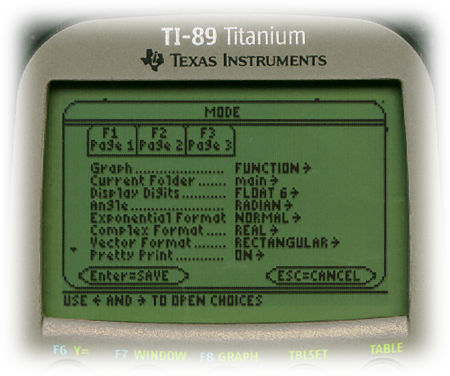 TI-89 Titanum Display
