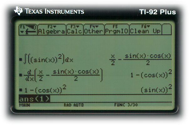 TI-92 Plus Display