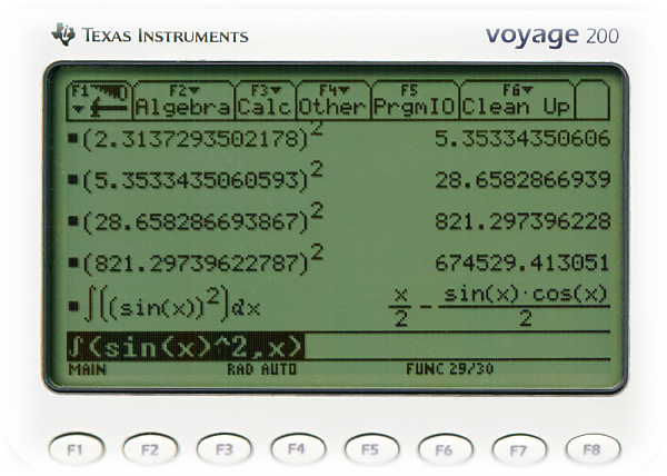 TI Voyage 200 Display
