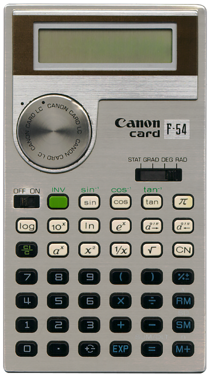Canon card F-54