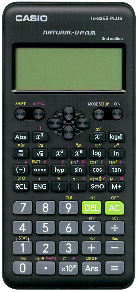 CASIO fx-82ES PLUS 2nd edition