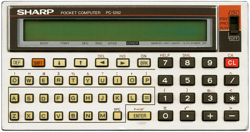 SHARP PC-1262