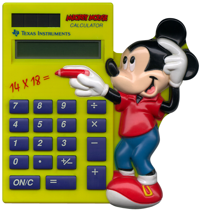 Mickey Mouse calculator
